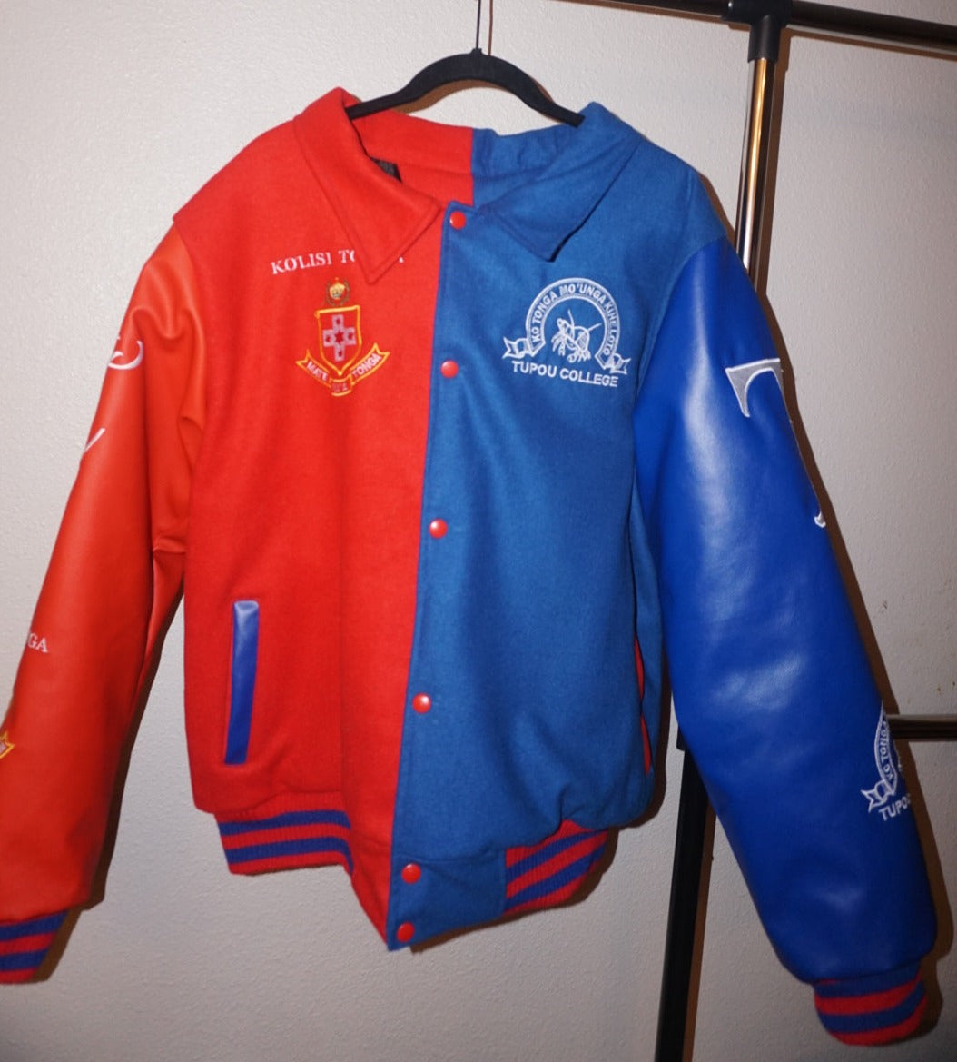 The Tongan Double Clash OG Letterman Jacket