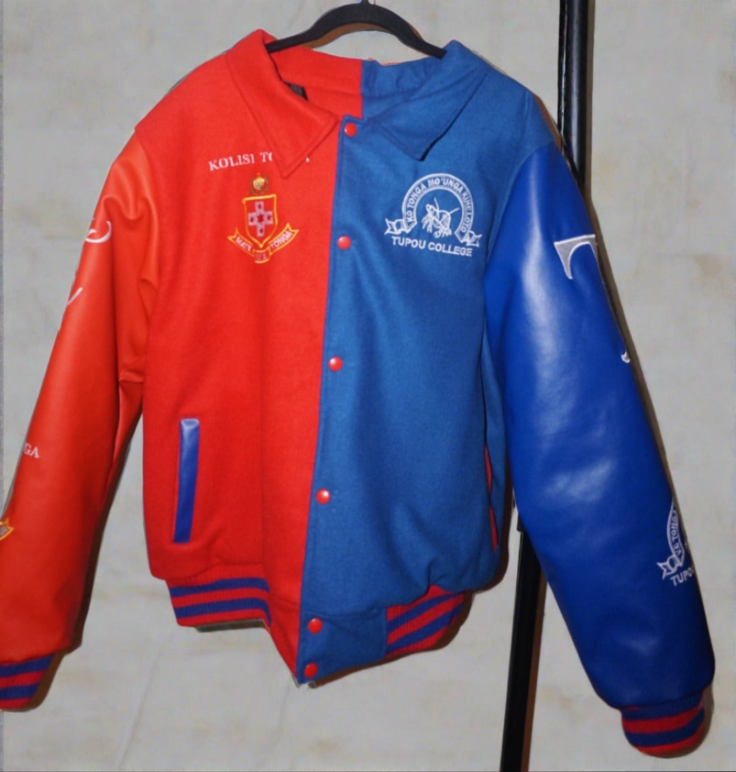 The Tongan Double Clash OG Letterman Jacket