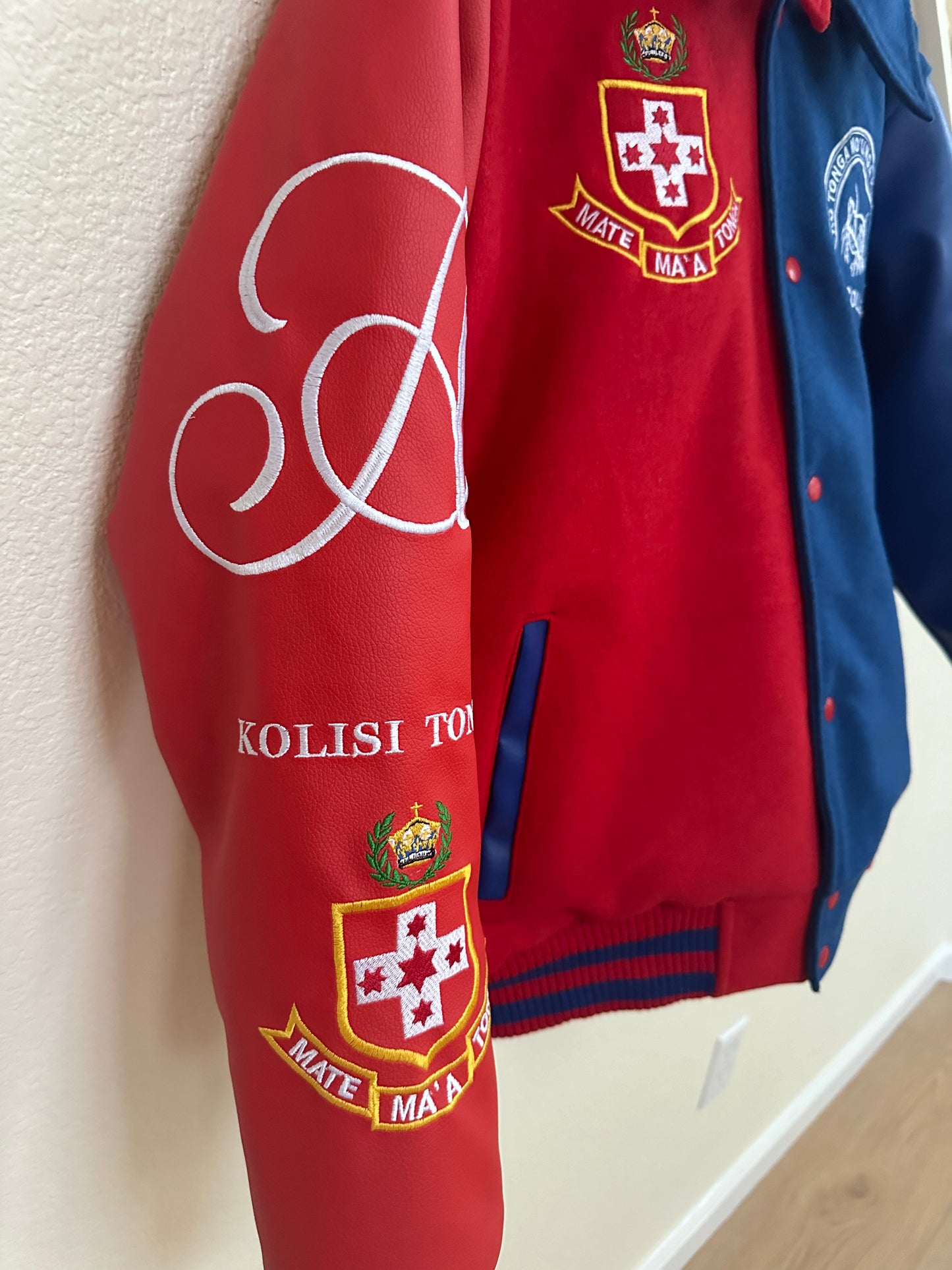 The Tongan Double Clash OG Letterman Jacket
