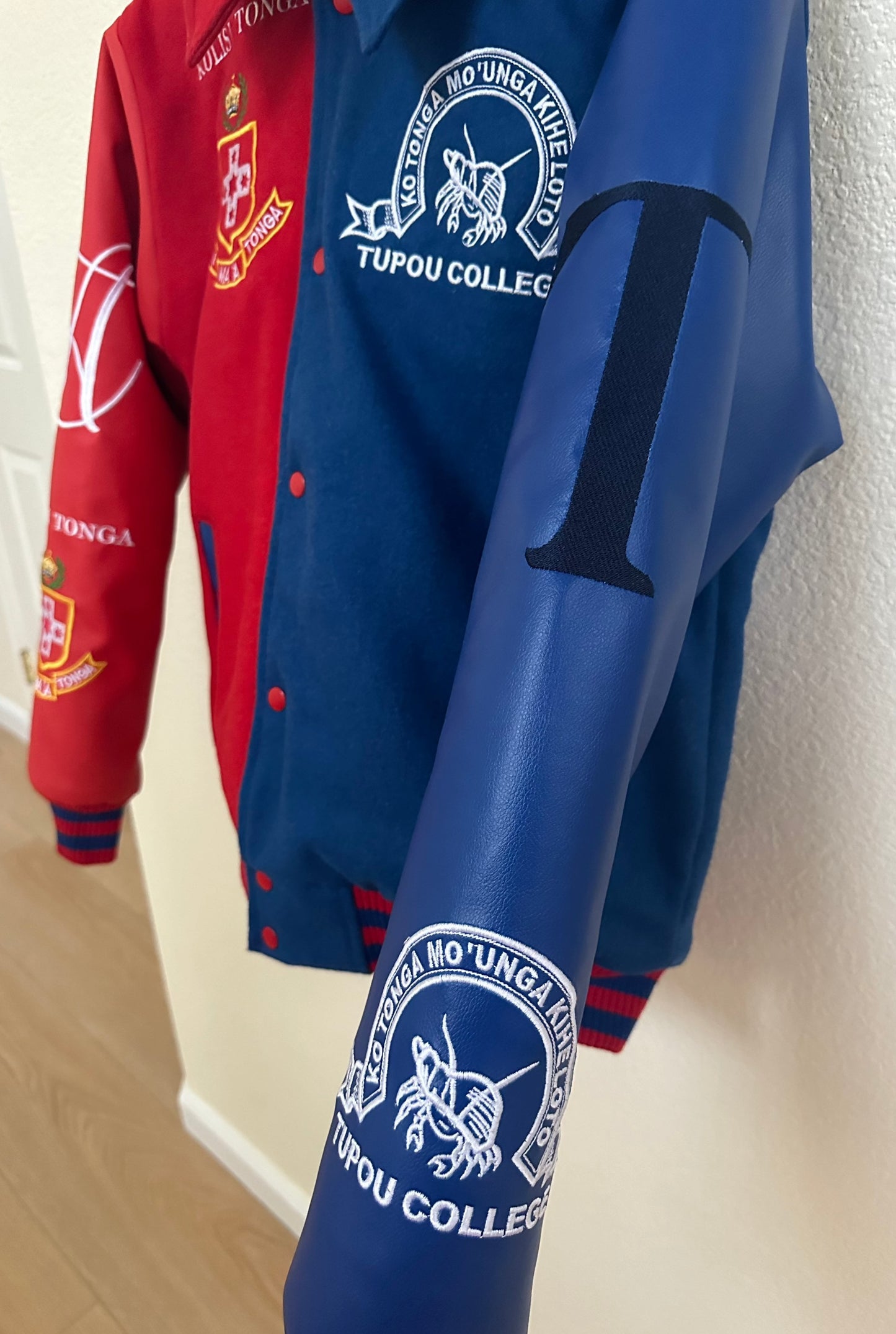 The Tongan Double Clash OG Letterman Jacket