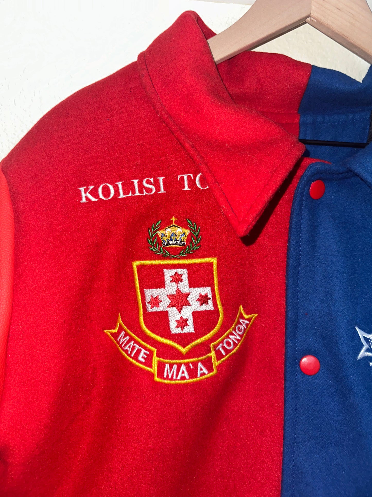 The Tongan Double Clash OG Letterman Jacket